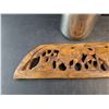 Image 5 : Metal Milk Frothing Pitcher, Carved Wood Wall Decoration