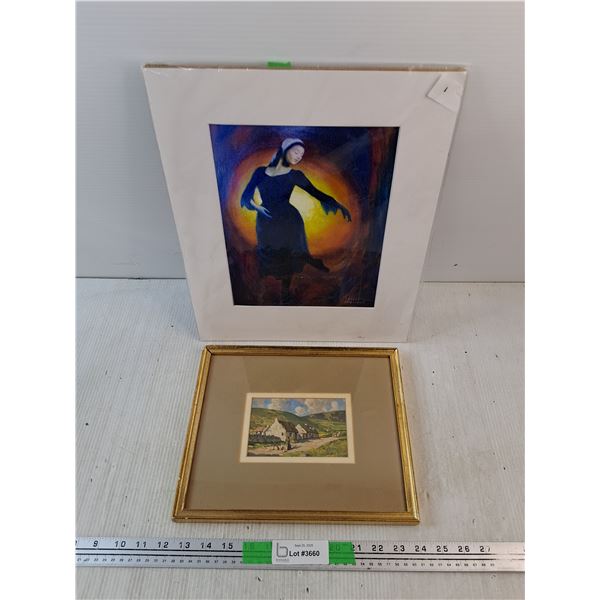 Framed Wall Art Print 12" x 10", Doolee McDonnell Print