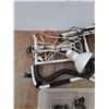 Image 2 : (2) Desk Lamps, Light Bulb, Plastic Container 22" x 16" x 6" - PICK UP