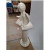 Image 3 : Ceramic Cherub on a Column Pedestal 42", Cannot Ship