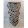Image 3 : 4 Drawer Wicker Basket Storage Organizer 26" x 7" x 10" - PICK UP