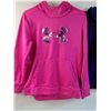 Image 2 : Girls Under Armor Pink Hoodie - Size Youth Large & Blue Childrens Sweater - Size 10-12