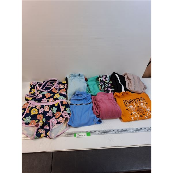 Girls Size 10-14 Lot: Bathing Suit, Halloween, Skort, Corduroy Pants, Leggings, Misc