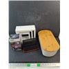 Image 1 : LED Light Projector, Square Wall Shelves, Plastic Storage Container, Brochure Holder