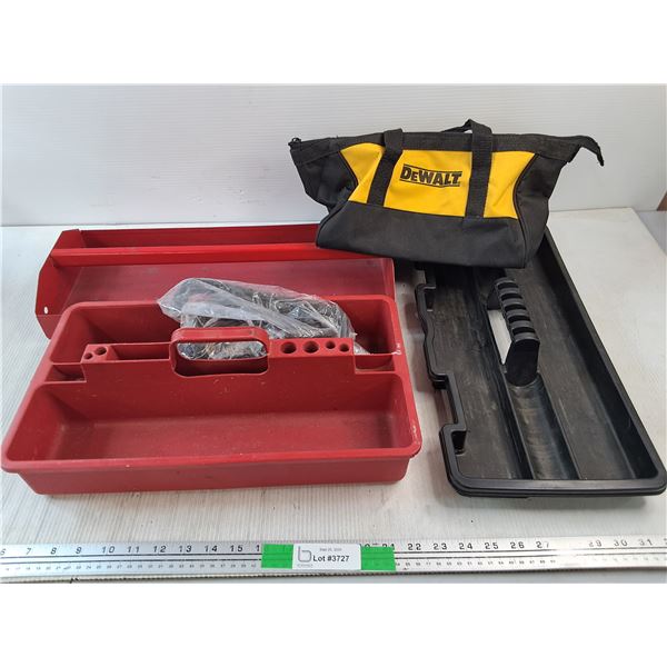 (3) Tool Caddy, DeWalt Tool Bag