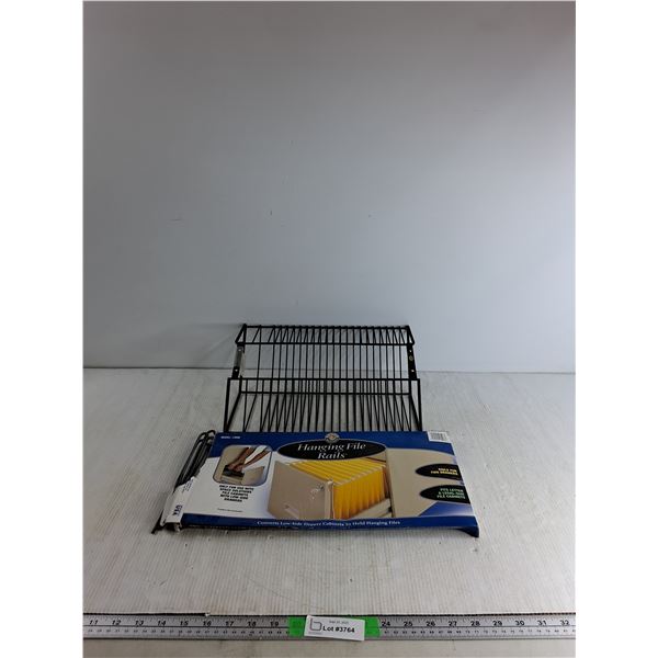 Hanging File Rails, Wall Shelf