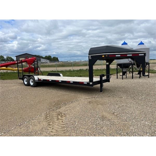 NEW 2023 Real Industries 7' x 24' Gooseneck Deck Trailer