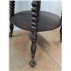 Image 2 : * Vintage Wooden Clawfooted 2-Tier Parlour Table - 26" Dia x 29.5" High - PICK UP ONLY