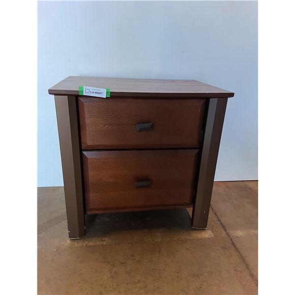 * Wooden 2-Drawer Night Stand - Some Scratches - 23x23x16.5" - Pickup Only