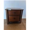 Image 1 : * Wooden 2-Drawer Night Stand - Some Scratches - 23x23x16.5" - Pickup Only