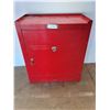 Image 1 : * Beach Metal Locking Shop Cabinet w/Key - 25x22x12" - Pickup Only