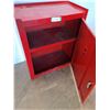 Image 3 : * Beach Metal Locking Shop Cabinet w/Key - 25x22x12" - Pickup Only
