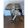 * Stanley "Fat Max" Electrified Mobile Saw Horse - Broken Handle - 34x34x23 Fully Open - Pickup Only