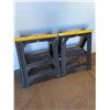Image 2 : ** Pair of Stanley Saw Horses - 27" Wide x 31" High - Pickup Only