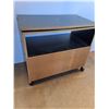 Image 3 : * Black TV Stand/Cabinet Made of Particle Board - 28x25x16" - Pickup Only