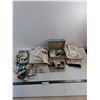 Image 1 : Assorted Cross Stitch Supplies- Floss, Frames, Aida Cloth, Magazines, Patterns etc