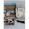 Image 2 : Assorted Cross Stitch Supplies- Floss, Frames, Aida Cloth, Magazines, Patterns etc