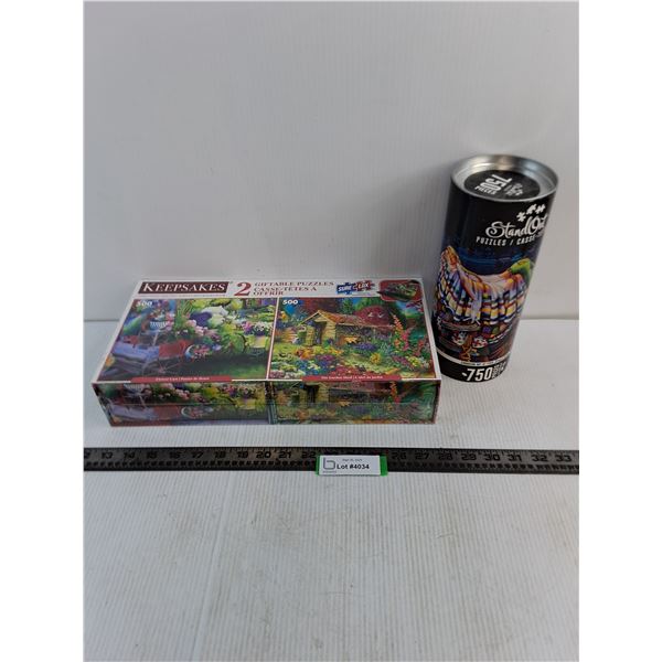 Set of 2 500-Piece Jigsaw Puzzles - NIB, StandOut 750-Piece Jigsaw Puzzle