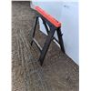 Image 3 : **(11) Tomato Plant Garden Stakes, Folding Saw Horse (Missing Support Bracket) - Pickup Only