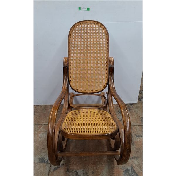 *Wicker Style Rocking Chair 39  x 22  41 , Cannot Ship