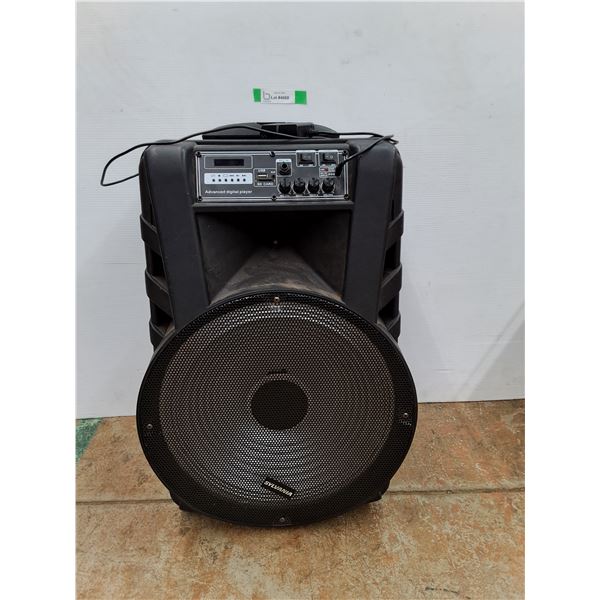 *Sylvania Portable Amp/Advanced Digital Player with Lights 23 - Powers On, Cannot Ship