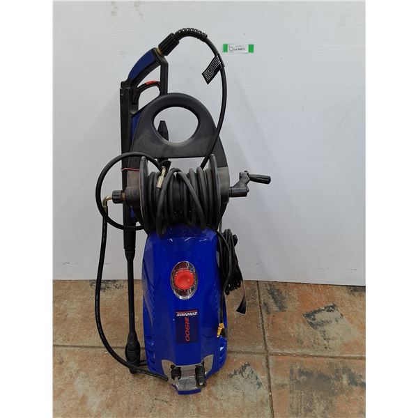 *Simoniz S1900 Portable Pressure Washer- Powers On, Cannot Ship