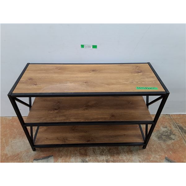*Wood & Metal 3 Tier Shelf, Cannot Ship