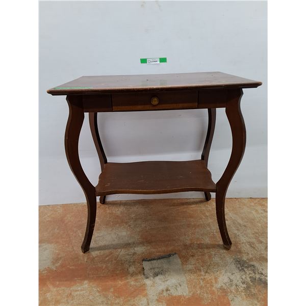 *Wooden Sidetable with Drawer, Cannot Ship