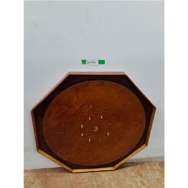 *Wooden Crokinole Board 29.5", Cannot Ship