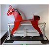 *Vintage Wooden Rocking Horse 40" x 7.5" x 31", Cannot Ship