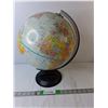 Globemaster Vintage Globe with Plastic Base 16"