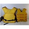 Image 2 : (2) Vintage Lifejackets- One Zipper Stuck & Carpet Runner 60" x 24"
