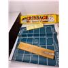 Image 3 : Cribbage Game & Mat-As Is, (2) Protractor Sets, Toss Rings