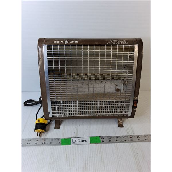 Vintage General Electric Heater- Powers On