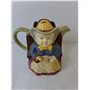 Image 2 : Elderly Couple Ceramic Teapot 5.5" Tall