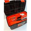 Image 2 : Black & Decker Plastic Tool Box w/Contents - 22" x 11" x 12" - Preferred Pick-Up
