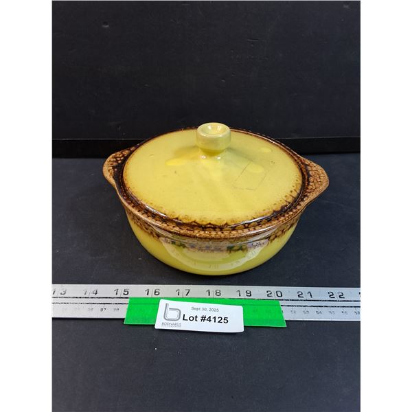 Medalta French Onion Soup Bowl - Some Crazing - 7' x 3"