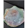 Image 5 : Murano Style Centerpiece Pastel Swirl Bowl - 10" x 3.5"