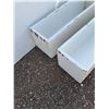 Image 2 : ** (2) Wooden White Window Planter Boxes - 28" x 8" x 8"- PICK UP ONLY