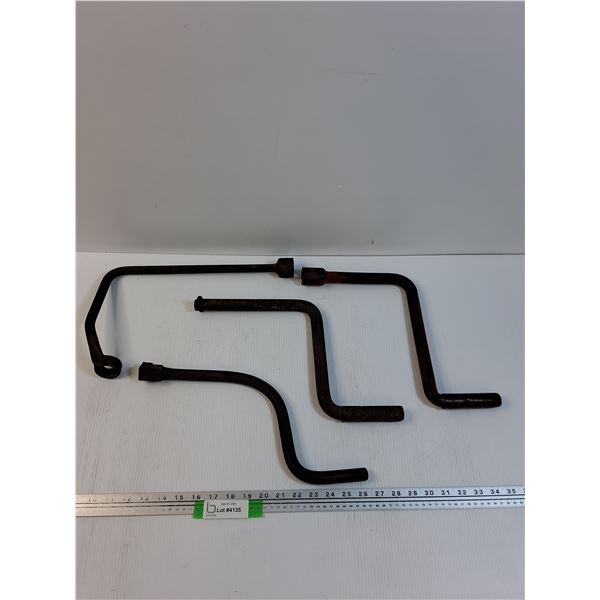 (4) Hand Crank Tools - Assorted