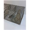 Image 2 : Metal Live Animal Trap - 20" x 12" x 7" - PICK UP