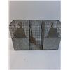 Image 4 : Metal Live Animal Trap - 20" x 12" x 7" - PICK UP