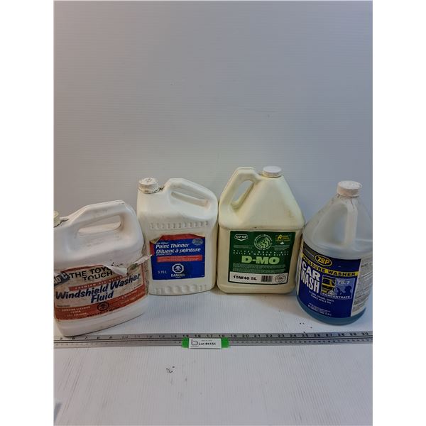 Car Wash Soap, Diesel Motor Oil, Paint Thinner, Windshield Washer Fluid - CANNOT SHIP