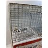 Image 2 : Single Door Live Trap w/ Box - 10" x 12" x 32" - CANNOT SHIP