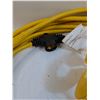 Image 3 : 50Ft Heavy Duty Construction String Light w/(4) Shop Light Protector Covers - Yellow - PICK UP