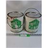 Image 1 : (2) Exterior White Flat Latex Stucco Paint - As Is - CANNOT SHIP