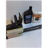 Image 3 : Craftsman 14" Electric Chainsaw w/ Oil & Extra Chain - Works - CANNOT SHIP