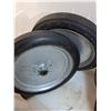 Image 3 : ** (12) Solid Rubber Wheels - Various Sizes, in Storage Tote - CANNOT SHIP