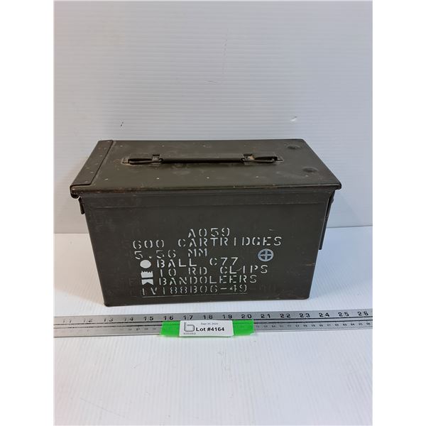 Metal Ammunition/Ammo Box - 12" x 6" x 7"