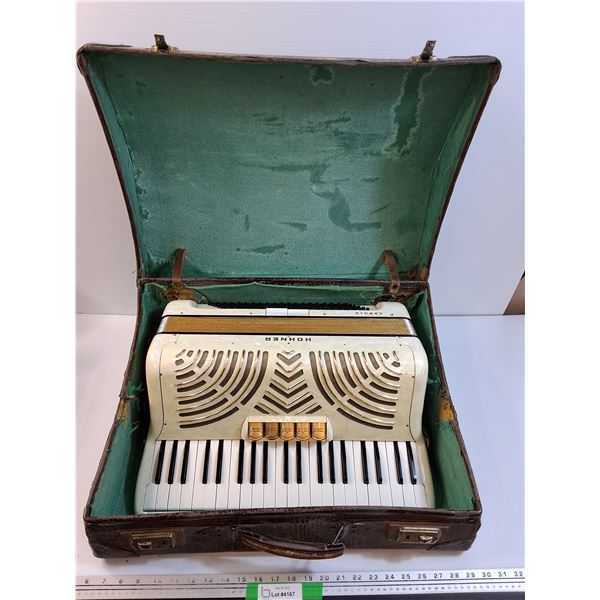 Hohner Brand Accordion - Carola Model w/Carrying Case  - CANNOT SHIP